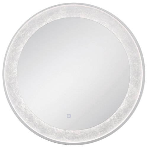 Edge-Lit Round LED Mirror