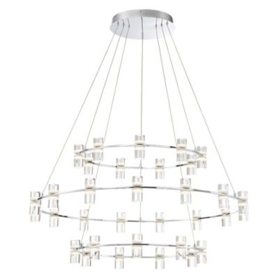 Netto 3-Tier LED Ring Chandelier