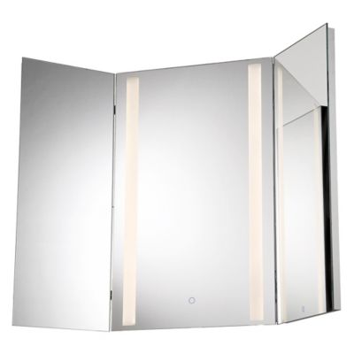 Home Centre Glass Ella Double Sided Vanity Mirror With Stand For Bedroom 