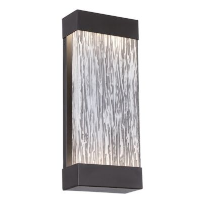 Outdoor Grain Glass LED Wall Sconce