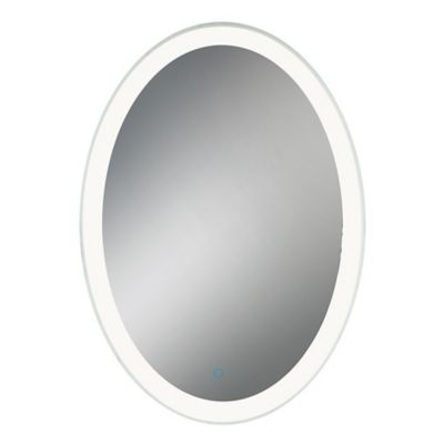 Oval Edge-Lit LED Mirror