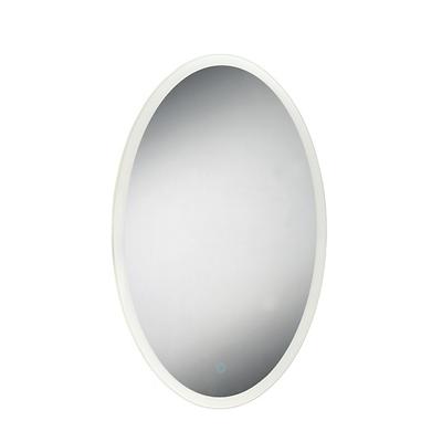 Edge-Lit Touch Sensor LED Oval Mirror