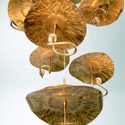 Shown in Bronze finish, Detail view