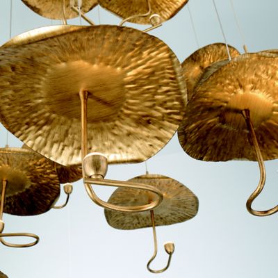 Shown in Bronze finish, Detail view