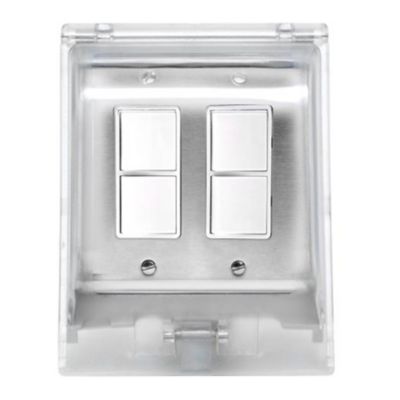 Weatherproof Dual Duplex Surface Mount Heater Switch