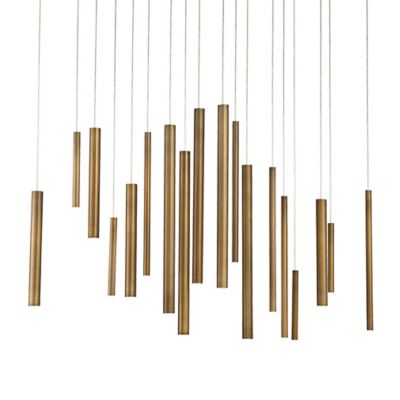 Santana LED Linear Suspension (Antique Brass) - OPEN BOX