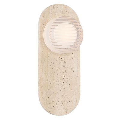 Sternn Travertine LED Outdoor Wall Sconce