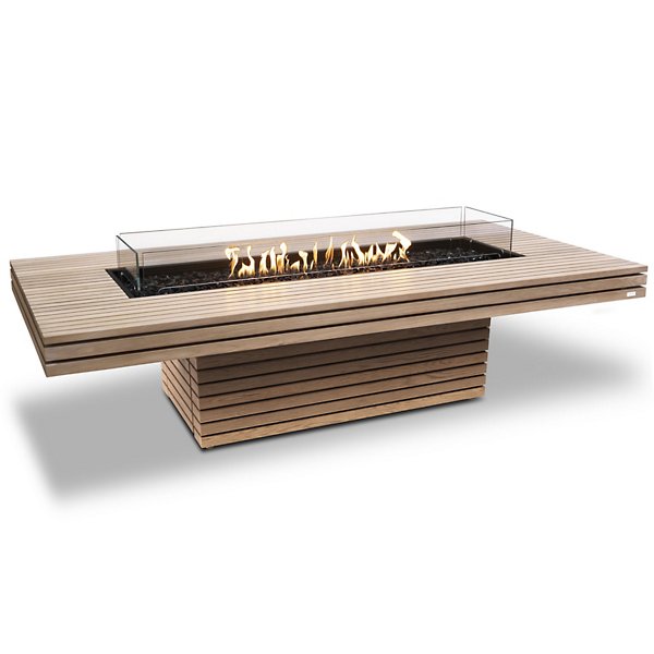 Gin 90 Chat Teak Fire Table