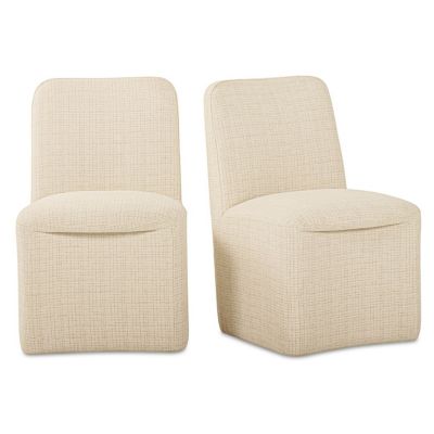 Bent Rolling Dining Chair, Set of 2