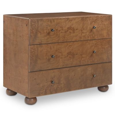 York 3 Drawer Nightstand