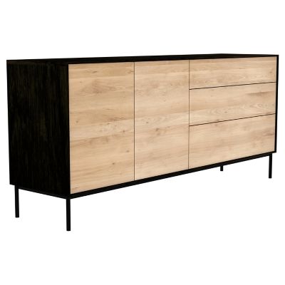 Oak Sideboard - 2 Doors - 3 Drawers