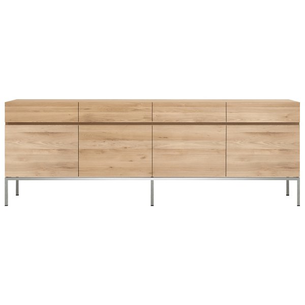 Oak Ligna Sideboard – 4 Doors – 4 Drawers