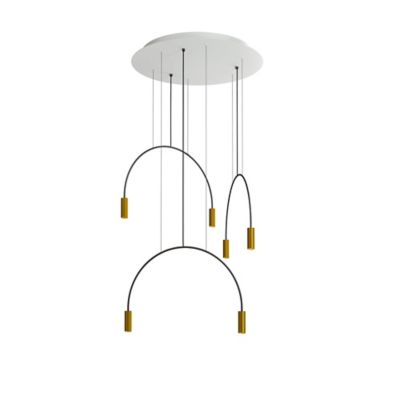 Volta Round LED Multi-Light Pendant