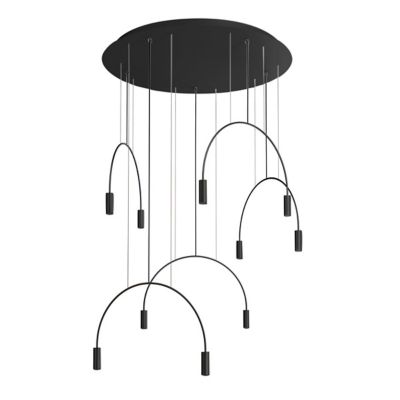 Volta Round LED Multi-Light Pendant