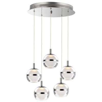 Swank LED Multi-Light Pendant