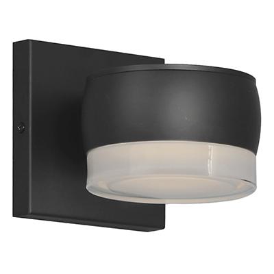 Modular LED Outdoor Wall Sconce with Diffuser