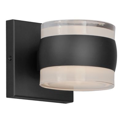 Modular LED Outdoor Wall Sconce with Diffuser