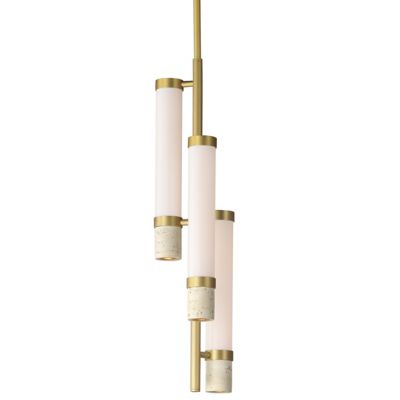 Travertine 3 Light LED Pendant