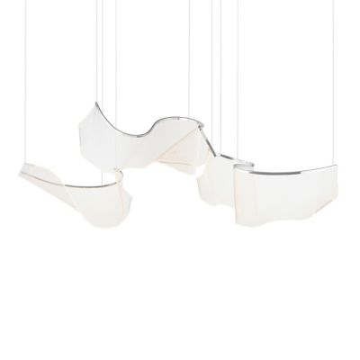 Rinkle Linear Multi Light Pendant (Chrome|3 Light)-OPEN BOX