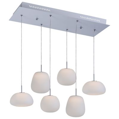 Puffs Linear LED Multi-Light Pendant