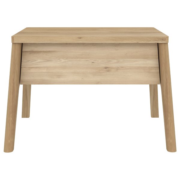 Oak Air Bedside Table - 1 Drawer
