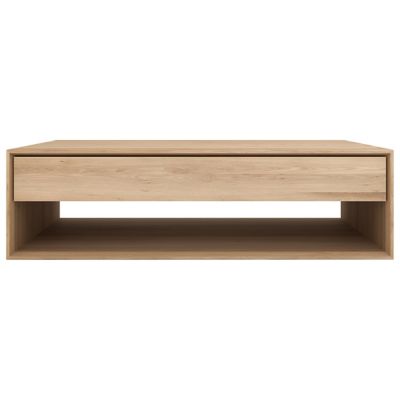 Oak Nordic Coffee Table 1 Drawer