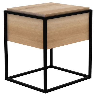 Oak Monolit Bedside Table