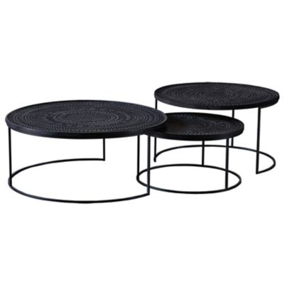 Mia Round Nest Tables The Rug Collection