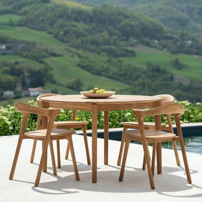 Teak Bok Outdoor Dining Chair by Ethnicraft at