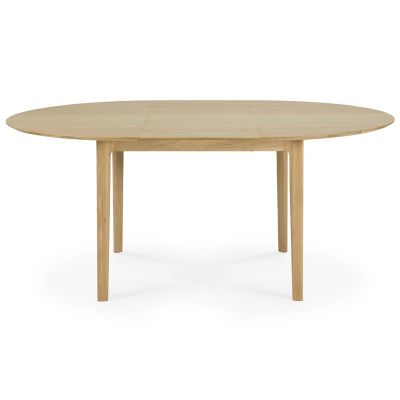 Oak Bok Round Extendable Dining Table