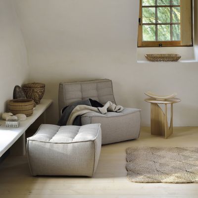 Oak Geometric Side Table by Ethnicraft at