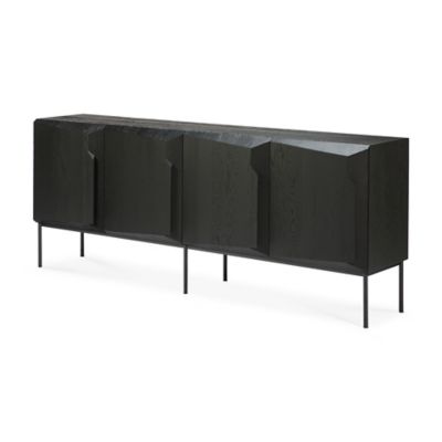 Oak Stairs Sideboard - 4 Doors