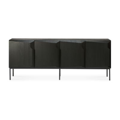 Oak Stairs Sideboard - 4 Doors