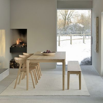 Shown in Natural Oak finish, 73 inch