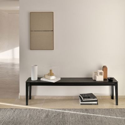 Shown in Black Oak finish, 73 inch size, in use
