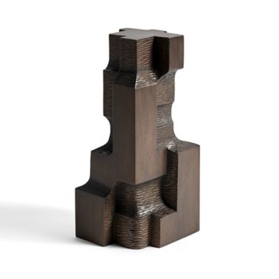 Block Mahogany Sculpture
