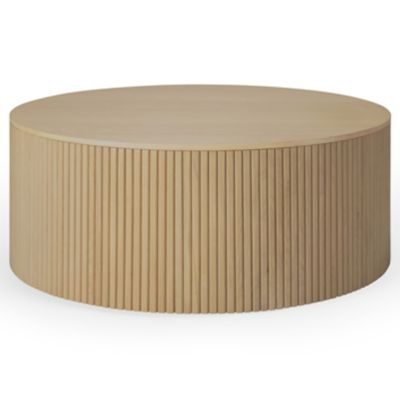 Mahogany Roller Max Round Coffee Table