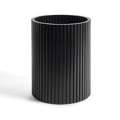 Black Roller Max Mahagony Waste Paper Basket