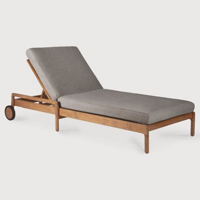Jack Outdoor Adjustable Lounger with Cushion