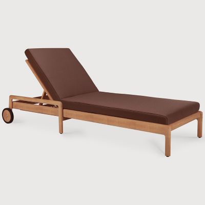 Jack Outdoor Adjustable Lounger with Cushion