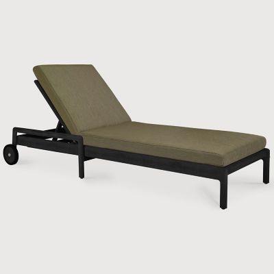 Jack Outdoor Adjustable Lounger with Cushion