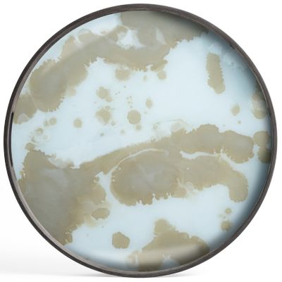 Organic Round Glass Tray