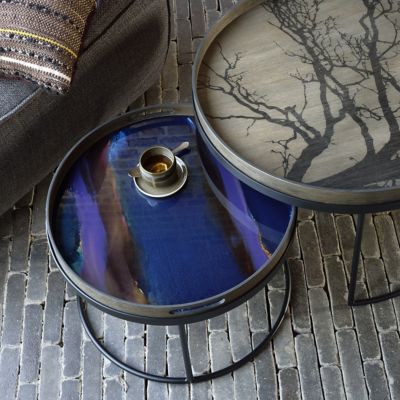 Shown in Indigo color, in use