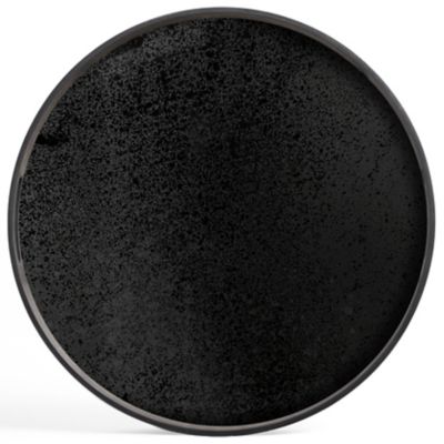 Aged Mirror Round Tray