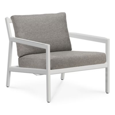 Jack Outdoor Aluminum Lounge Chair with Cushion