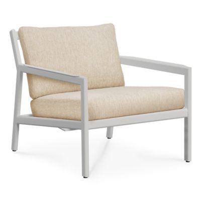 Jack Outdoor Aluminum Lounge Chair with Cushion