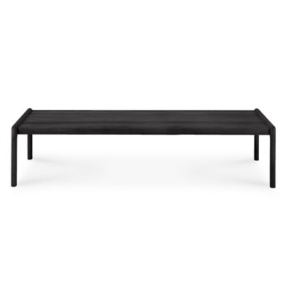 Teak Jack Outdoor Coffee Table (Black Teak|59 In) - OPEN BOX