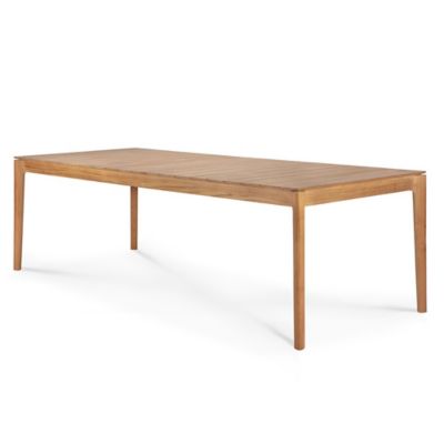 Bok Outdoor Dining Table (Natural Teak|98 In) - OPEN BOX