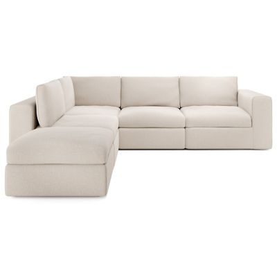 Mellow 4-Seater Modular Sofa with Ottoman