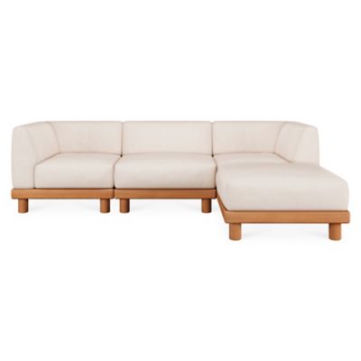 Monocle Outdoor Modular 4 Piece Sectional Sofa